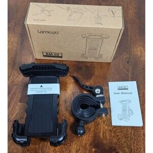 Lamicall Bike Phone Holder, Motorcycle Phone Mount - Motorcycle Handlebar Cell
